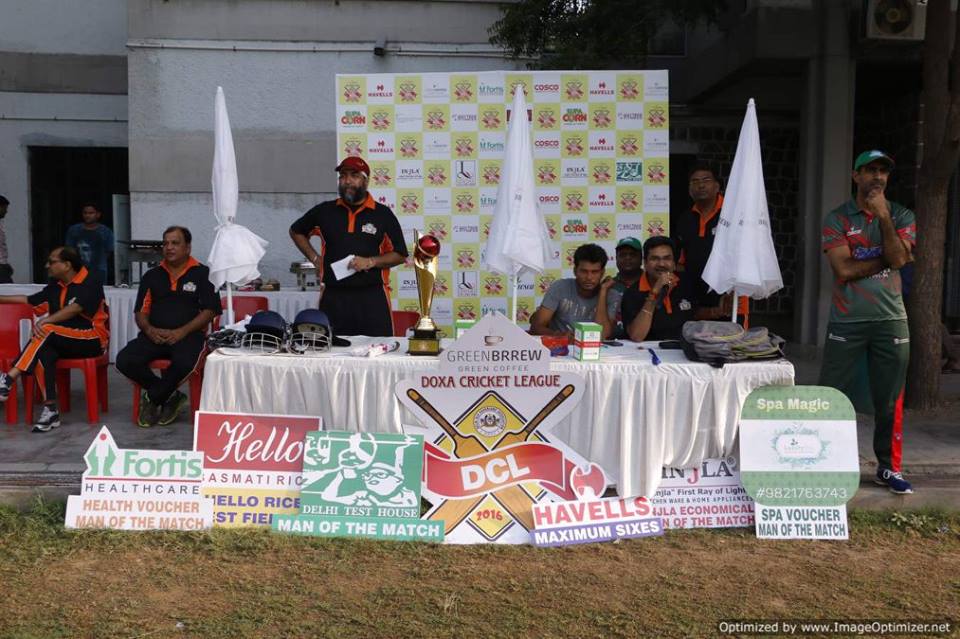 Match 3 - Doxa Knights won by 89 Runs (Group A)<br>
1st Innings --> Doxa Knights - 210/4 in 20.0 overs<br>
2nd Innings --> Doxa Panthers - 121/9 in 20.0 overs<br>
<br>
With Javed Khan's Man Of The Match performance (83 Runs, 2 Wickets) Knights sealed an easy victory over Panthers in their first clash. Amarjeet Sahni and Amit Sharma shone from the Panther's. Accolades from this matches are<br>
 <br>
- Man of the Match: Javed Khan<br>
- HAVELLS Maximum Sixes: Javed Khan<br>
- Hello Best Fielder: Anshuman Gupta<br>
- Supa Corn Maximum Wickets: Rahul V Kumar<br>
- Injali Economical Bowler: Javed Khan