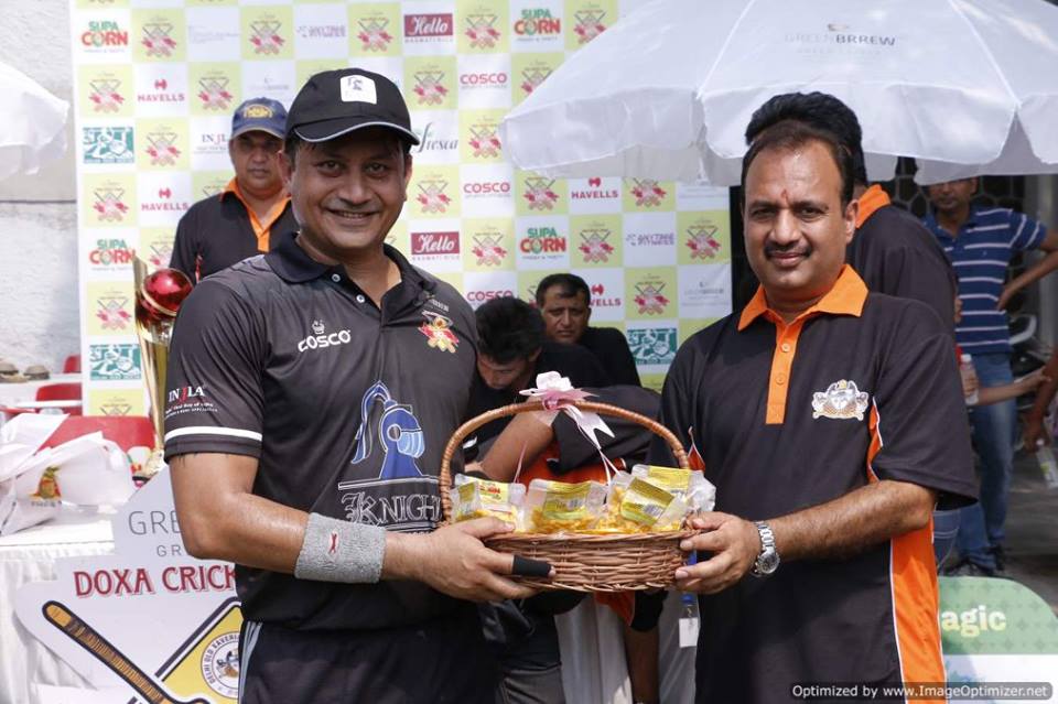 Match 3 - Doxa Knights won by 89 Runs (Group A)<br>
1st Innings --> Doxa Knights - 210/4 in 20.0 overs<br>
2nd Innings --> Doxa Panthers - 121/9 in 20.0 overs<br>
<br>
With Javed Khan's Man Of The Match performance (83 Runs, 2 Wickets) Knights sealed an easy victory over Panthers in their first clash. Amarjeet Sahni and Amit Sharma shone from the Panther's. Accolades from this matches are<br>
 <br>
- Man of the Match: Javed Khan<br>
- HAVELLS Maximum Sixes: Javed Khan<br>
- Hello Best Fielder: Anshuman Gupta<br>
- Supa Corn Maximum Wickets: Rahul V Kumar<br>
- Injali Economical Bowler: Javed Khan