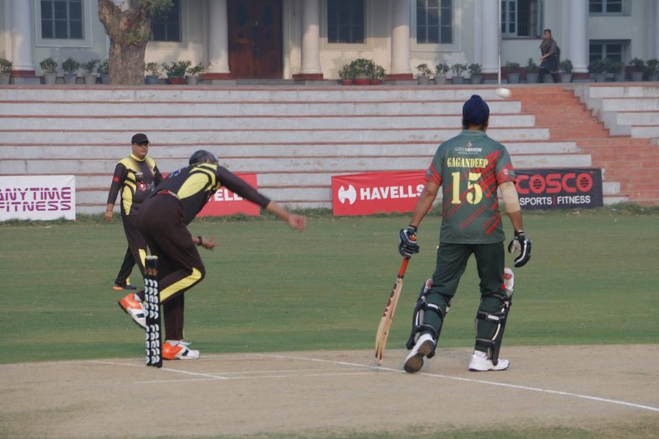 Match 7 - Doxa Devils won by 5 Wickets (Group A)<br>
1st Innings --> Doxa Panthers - 103/9 in 20 Overs<br>
2nd Innings --> Doxa Devils - 104/5 in 16 overs<br>
<br>
Kapil Manglani was the Player of the Match with his 6 wickets. The Panthers finished their innings at 103/9 which is chased down by the Devils fairly easily. The Devils have now won both their matches, but the Panthers stand at 0 points with no wins and are virtually out of the tournament. Soubhagya Mohan Kala was the top scorer for the Devils.<br>
<br>
- SPA Magic Man of the Match: Kapil Manglani<br>
- HAVELLS Maximum Sixes: Amarjit<br>
- Hello Rice Best Fielder: Praful Chauhan<br>
- Supa Corn Maximum Wickets: Kapil Manglani<br>
- Injla Economical Bowler: Praful Chauhan