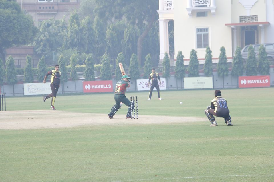 Match 7 - Doxa Devils won by 5 Wickets (Group A)<br>
1st Innings --> Doxa Panthers - 103/9 in 20 Overs<br>
2nd Innings --> Doxa Devils - 104/5 in 16 overs<br>
<br>
Kapil Manglani was the Player of the Match with his 6 wickets. The Panthers finished their innings at 103/9 which is chased down by the Devils fairly easily. The Devils have now won both their matches, but the Panthers stand at 0 points with no wins and are virtually out of the tournament. Soubhagya Mohan Kala was the top scorer for the Devils.<br>
<br>
- SPA Magic Man of the Match: Kapil Manglani<br>
- HAVELLS Maximum Sixes: Amarjit<br>
- Hello Rice Best Fielder: Praful Chauhan<br>
- Supa Corn Maximum Wickets: Kapil Manglani<br>
- Injla Economical Bowler: Praful Chauhan