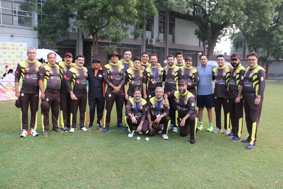 Match 7 - Doxa Devils won by 5 Wickets (Group A)<br>
1st Innings --> Doxa Panthers - 103/9 in 20 Overs<br>
2nd Innings --> Doxa Devils - 104/5 in 16 overs<br>
<br>
Kapil Manglani was the Player of the Match with his 6 wickets. The Panthers finished their innings at 103/9 which is chased down by the Devils fairly easily. The Devils have now won both their matches, but the Panthers stand at 0 points with no wins and are virtually out of the tournament. Soubhagya Mohan Kala was the top scorer for the Devils.<br>
<br>
- SPA Magic Man of the Match: Kapil Manglani<br>
- HAVELLS Maximum Sixes: Amarjit<br>
- Hello Rice Best Fielder: Praful Chauhan<br>
- Supa Corn Maximum Wickets: Kapil Manglani<br>
- Injla Economical Bowler: Praful Chauhan