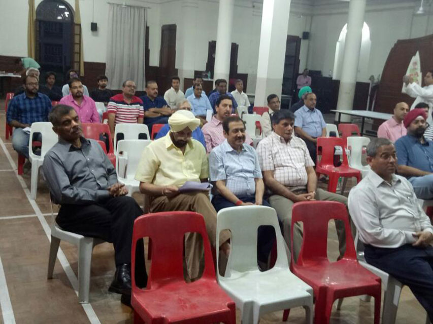 The DOXA AGM was held on 16th April 17 at 6:30pm in the Basil Miranda Hall, St Xavier's School.<br>
<br>
It was enthusiastically attended by DOXIANS ranging from batches 1969 to 2015.<br>
<br>
The formal part of AGM started with the Moderator, Fr Jose Phillip's address that was followed by the address of the President, Rohit Aggarwal and activities highlighted by the Secretary, Dinesh Goel. Subsequently the Treasurer, Prashant Jain presented the accounts for the year concluded.<br>
<br>
The AGM went on very smoothly with interaction between the attendees and the DOXA EC.<br>
<br>
Same Council was retained for another term with an addition of a SPORTS COMMITTEE consisting of Sumit Puri, Amarjit Sahni and Javed Khan to assist the existing SPORTS COORDINATORS Rakesh Jain and MSD.<br>
<br>
Celebrations in Dubai to mark the upcoming DOXA GOLDEN JUBILEE was announced by President Rohit Aggarwal was greeted with much applause.