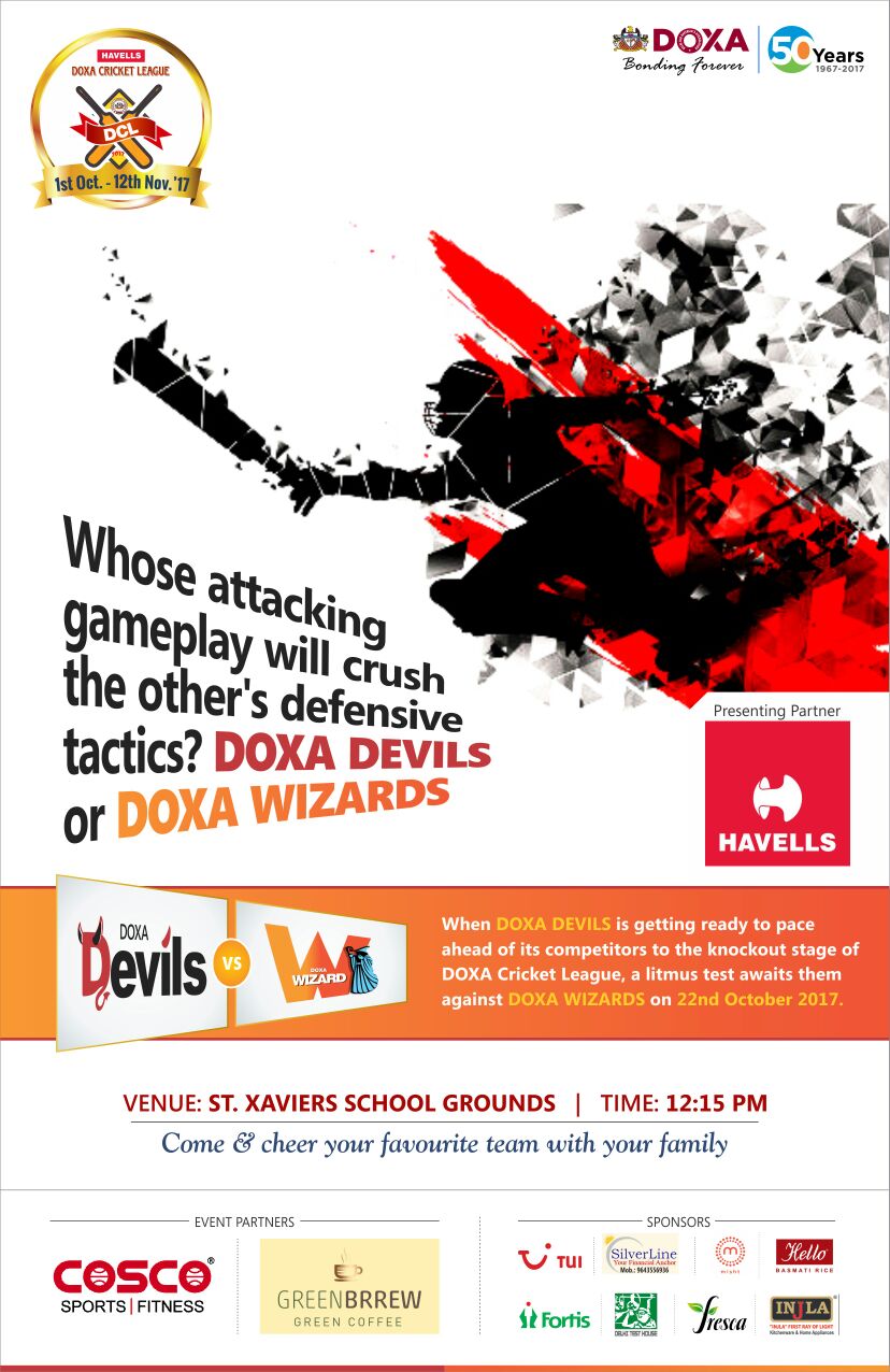 DOXA Devils won the match by 9 wickets.