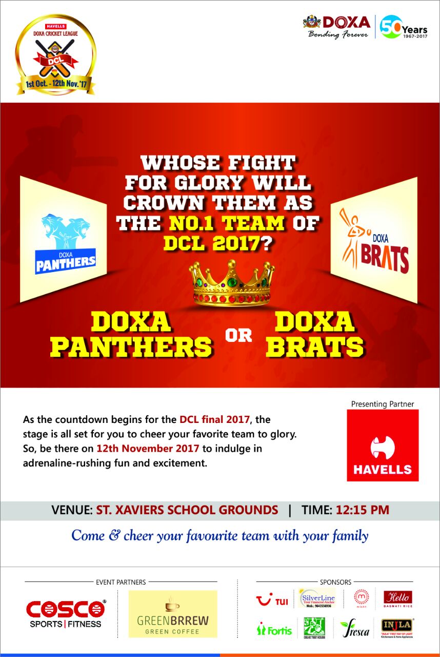 DOXA Panthers won the match by 9 runs.