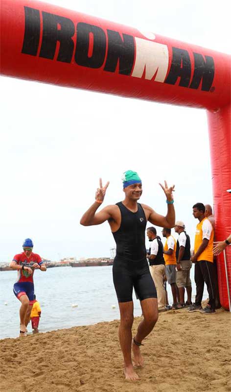 Pankaj Seth represented India in Colombo Ironman 70.3 & successfully completed it. He was ranked 4 in all 2018 Ironman 70.3.