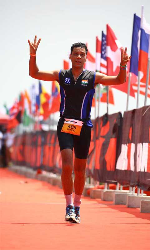 Pankaj Seth represented India in Colombo Ironman 70.3 & successfully completed it. He was ranked 4 in all 2018 Ironman 70.3.