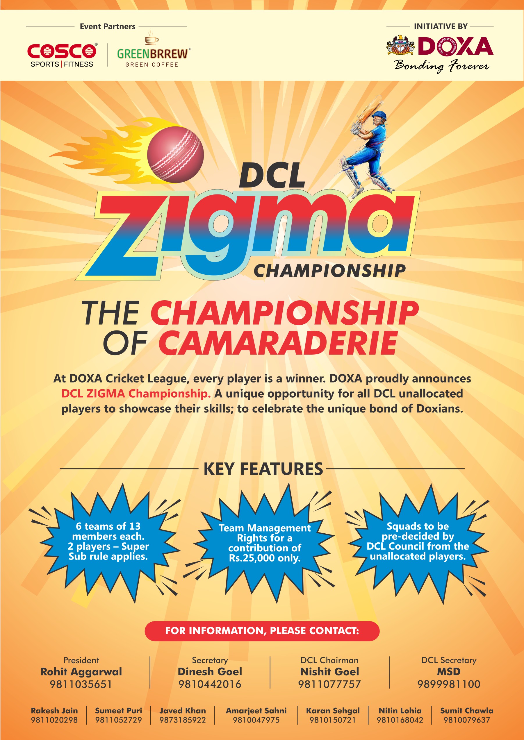 DCL Zigma Championship - The Championship Of Camaraderie (2nd Oct, 2019 to 8th Dec, 2019)