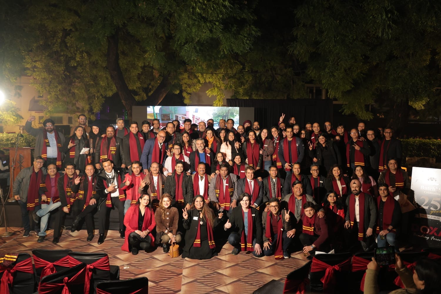 The Annual DOXA Dinner, held on 29th December 2024, saw an attendance of over 800 alumni, teachers, and Jesuits. The event marked a significant milestone, the celebration of the 1974 batch's Golden Jubilee and the 1999 batch's Silver Jubilee. The 1999 batch generously donated Rs.7.11 lacs to the Scholarship Fund, while the DOXA Healthcare Foundation received Rs.3.11 lacs and Rs.31,000/- for DOXA. 1999 batch also gave Rs.20,000/- for the JAAI football tournament. Attendees highly praised the food,ambience, and arrangements.